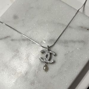 Refurbished Chanel Emblem Necklace.